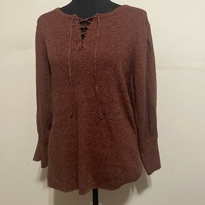Knox Rose Women’s Sweater brown size XXL
